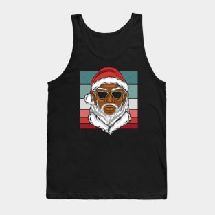 Cool African American Santa Claus Tank Top